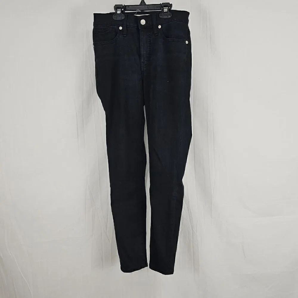 Madewell Jeans Women's Size 26 Black 9" Mid-Rise Skinny
